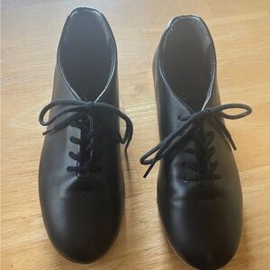 Capezio TeleTone black tap shoes